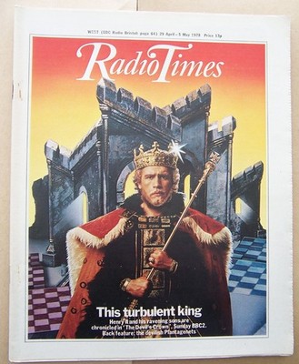 Radio Times/1978 Brian Cox/Kevin McNally/John Duttine/Katherine Pring/Carmen/