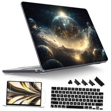 for 2025 2024 2023 MacBook Air 15 inch Case M4 M3 M2 Chip, Birth of Galaxy