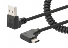 Manhattan Usb-C To Usb-A Cable 1M Male To Male Black 480 Mbps Usb 2.0 Tangle Res