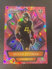 Mycah Pittman 2021 Wild Card Alumination Pink-Lux  #ANBC-61 /75 *2E