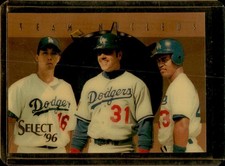 1996 Pinnacle Select Mike Piazza Hideo Nomo Raul Mondesi Team Nucleus #11