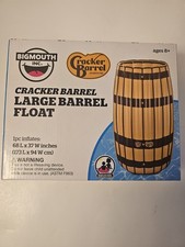 Cracker Barrel, Large Barrel Pool Float, Infl...