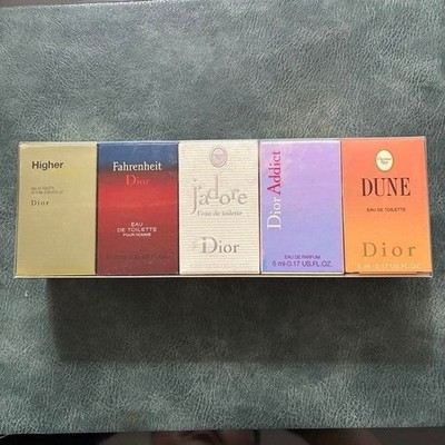 Christian Dior La Collection Travel Perfume Set 5 Bottles Mini Fragrance Sealed