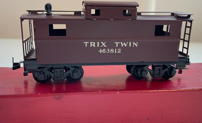 Trix Twin Railways 690 Weißblech Drehgestell Begleitwagen mit Kuppel - im Karton