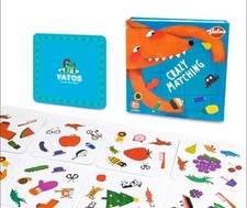 Crazy Matching Memory Match Card Game For Preschoolers Kids 3+ Family Fun 54card