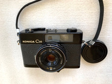 Konica C35 35mm/F 38mm 1:2.8 Lens Rangefinder Film Camera -Tested