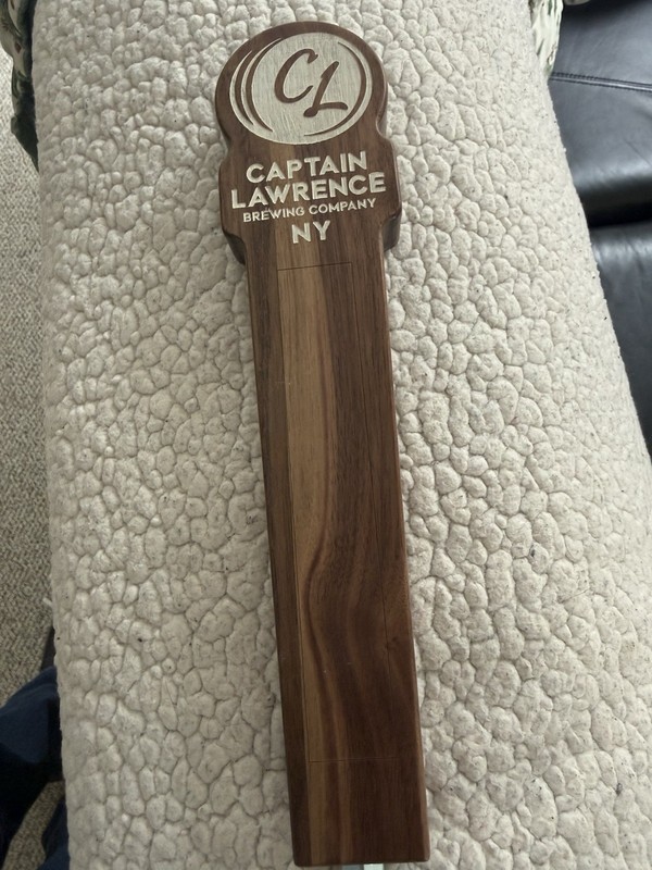 Captain Lawrence Tap Handle Brand New 