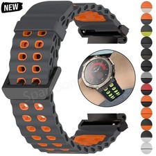 Two-Tone Silicone Band Sport Strap For Huami Amazfit T-Rex 3/2 /T-Rex /T-Rex Pro