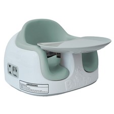 Bumbo Baby Toddler Adjustable 3-in-1 Booster Seat/High Chair  Tray, Agave