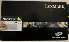 Genuine Lexmark C792 Toner Cartridge - Yellow (C792X1YG) New Sealed!