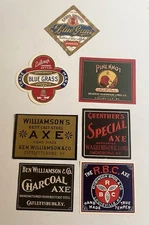 Early Kentucky Axe Labels Mann Edge Tool Co.