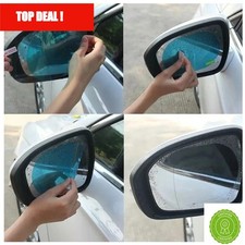 2pcs Anti-Fog Anti-Glare Rainproof Car Rearview Mirror Film Protective Sticker