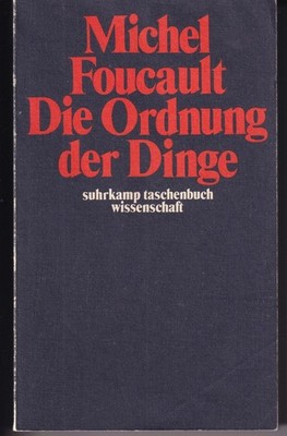Michael Foucault Die Ordnung der Dinge TB Suhrkamp Wissenschaft 1988 7. Aufl gut
