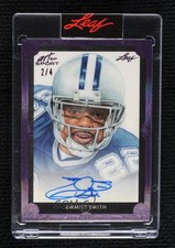 2021 Leaf Art of Sport Purple Holofoil 2/4 Emmitt Smith #BA-ES1 Auto HOF 04uh