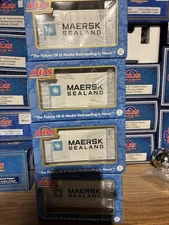 Atlas O Master Maersk Containers Lot Of 4 Different Numbers