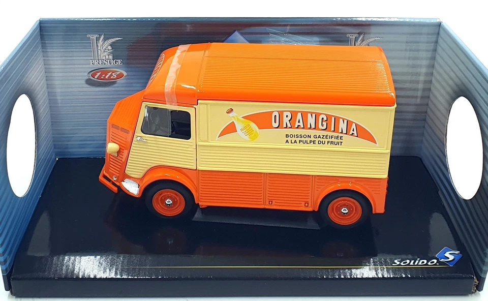 Solido Escala 1/18 Diecast 8409.02 - Citroen HY Orangina 1962 - Naranja/Crema Foto 4 de 4