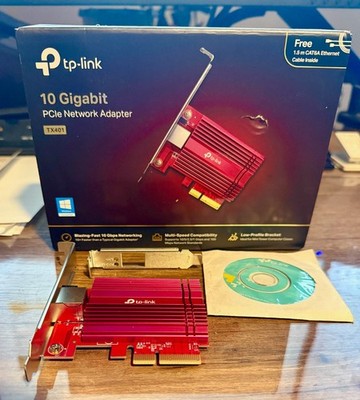 TP-Link 10GB PCIe Network Card (TX401)-PCIe to 10 Gigabit Ethernet