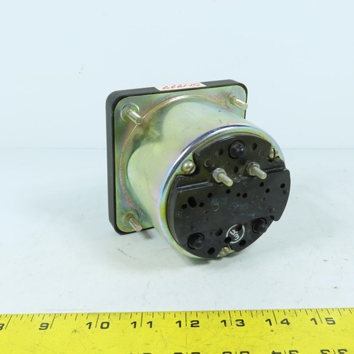 Westinghouse KC-241 analogico R.P.M. Misuratore da pannello 0-5000 giri/min tipo raddrizzatore - Foto 4 di 6