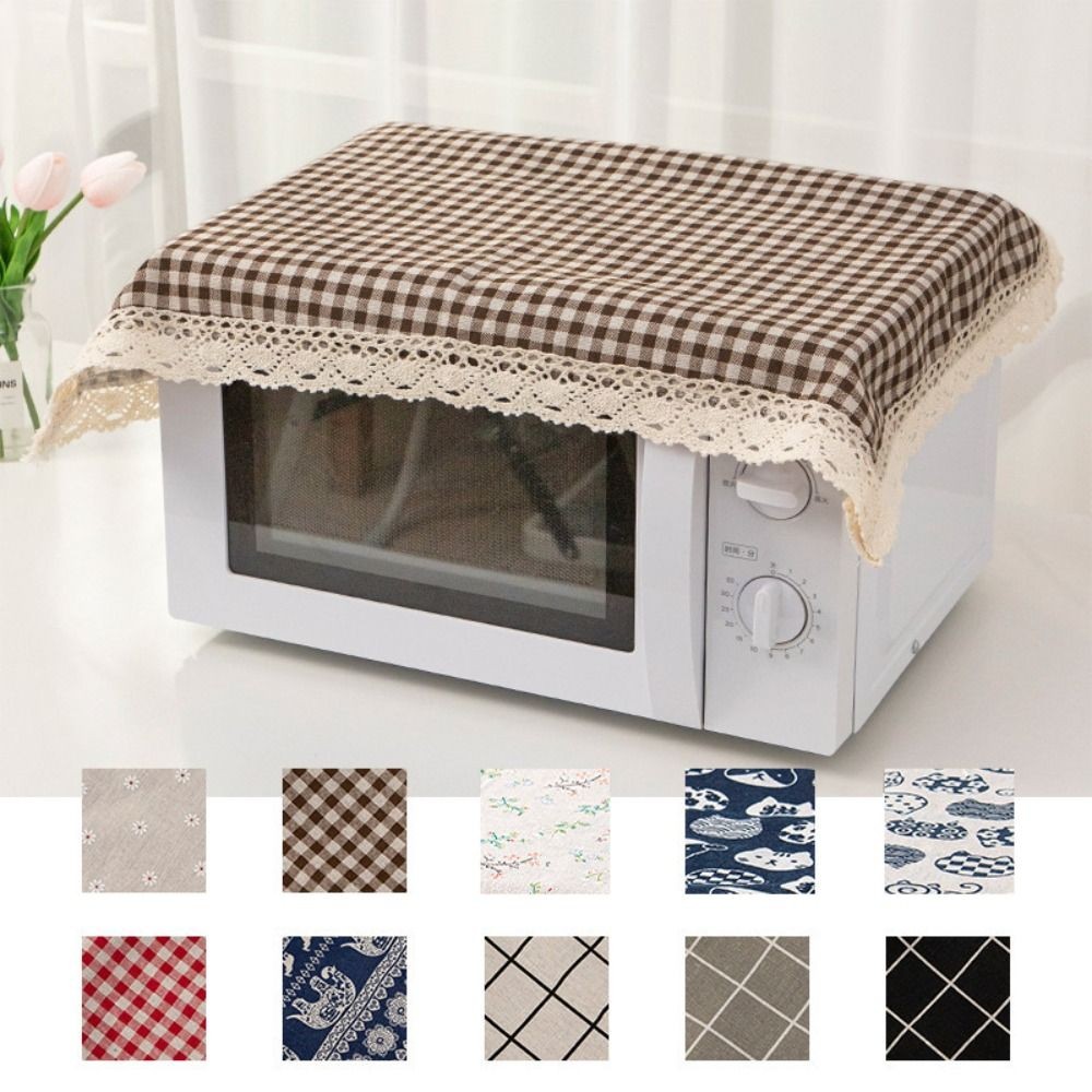 1Pcs Small Size Microwave Oven Dust Mats Table Cloth for Household Appliance