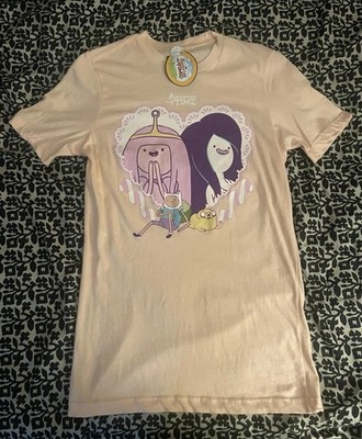 Adventure Time pink shirt Small  Marceline and princess bubblegum New With Tags