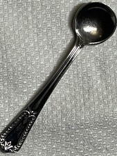 Beautiful Tiny Condiment Spoon Mappin &Webb engraved with “Savoy” Original Box