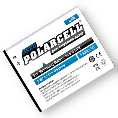 PolarCell NFC Akku für Samsung Galaxy Ace 3 LTE GT-S7275R EB-B105BE Batterie III