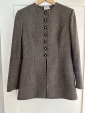 Elegant and Timeless Vintage Valentino Boutique Brown Skirt Suit Set