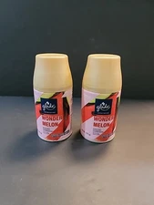 (2 Pack) Glade - Automatic Spray Air Freshener Refills, WONDER MELON - 2 cans