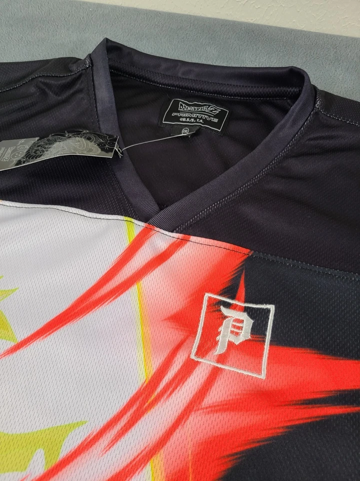 Camiseta Primitive X Dragon Ball Z Saiyan Duel Malla Para Hombre 2XL Nueva Con Etiquetas Foto 3 de 4