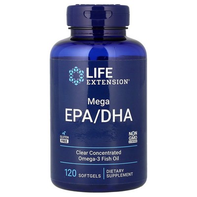 2 X Life Extension, Mega EPA/DHA, 120 Softgels