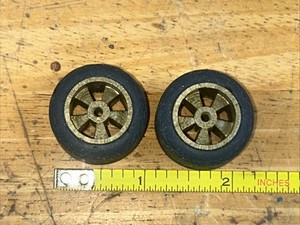 Vintage Grey Candies Slot Car Slicks 1/24