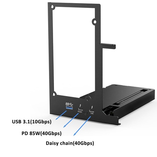 Portable eGPU Enclosure Compatible with Thunderbolt 3/4,USB4 PD 85W Charging,... - 第 5/7 張圖片
