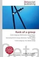 Lambert M. Surhone (U. A.) | Rank Of A Group | Taschenbuch | Englisch (2026)