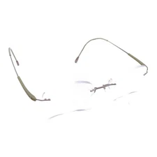 Silhouette 7710 Titanium Green Gray Rimless Eyeglasses Frames 17 135 Austria