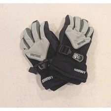 Swany Vertical Youth S 5-6 Insulated Winter Ski Gloves Black Gray