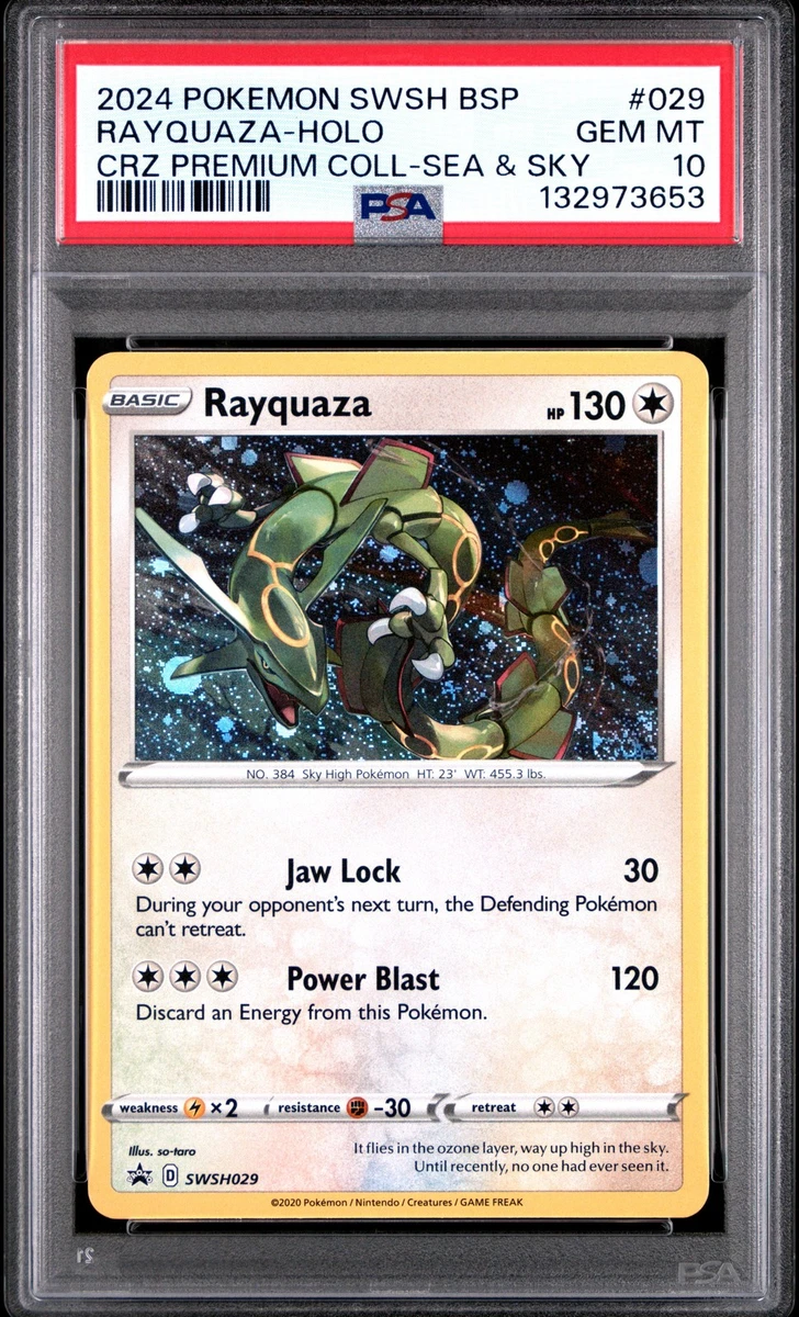 Pokémon Rayquaza Grade 10 Pokémon TCG Individual Collectible Card