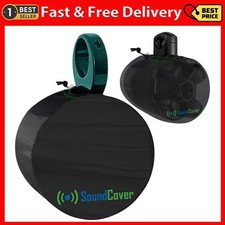 Marine Wakeboard Tower Speaker Covers for 8  round Speakers 210T Polyester with