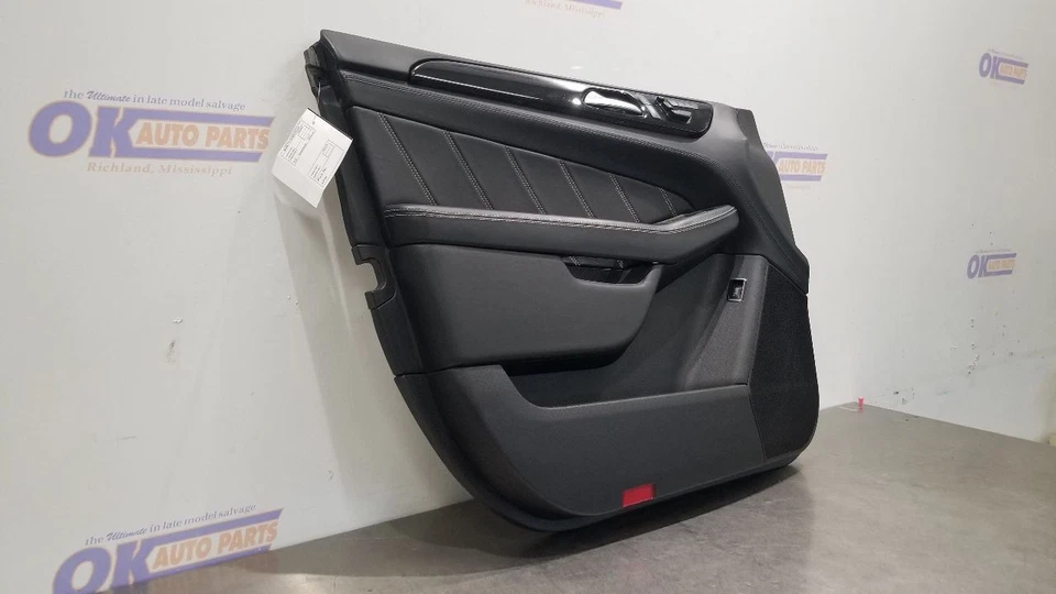14 MERCEDES BENZ ML63 AMG X166 INTERIOR DOOR PANEL FRONT LEFT DRIVER BLACK Foto 4 de 4