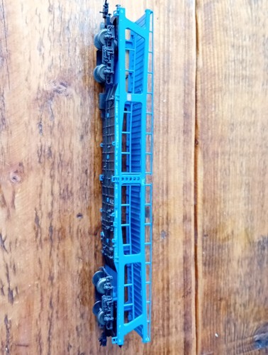 Fleischmann 5284 Autotransportwagen 51 80 98-80 DB Güterwagen Spur H0 Blau  | Zustand: Gebraucht