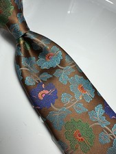 NWT IMANI UOMO MULTI COLOR FLORAL STYLE PRINT SILK TOUCH NECK TIE  HANKY
