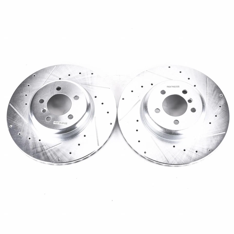 Power Stop Brake Rotors For BMW 435i xDrive 2014-2016 Front Evolution Drilled Foto 2 de 4