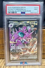 2025 POKEMON DRI EN-DESTINED RIVALS #233 TEAM ROCKET'S NIDOKING EX PSA 9 on eBay