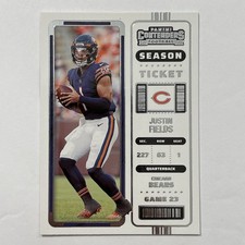 2022 Panini Contenders #20 Justin Fields Near Mint or Better