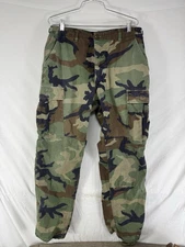 US Army BDU Woodland Camo Trouser Combat Proper Pants Medium Regular