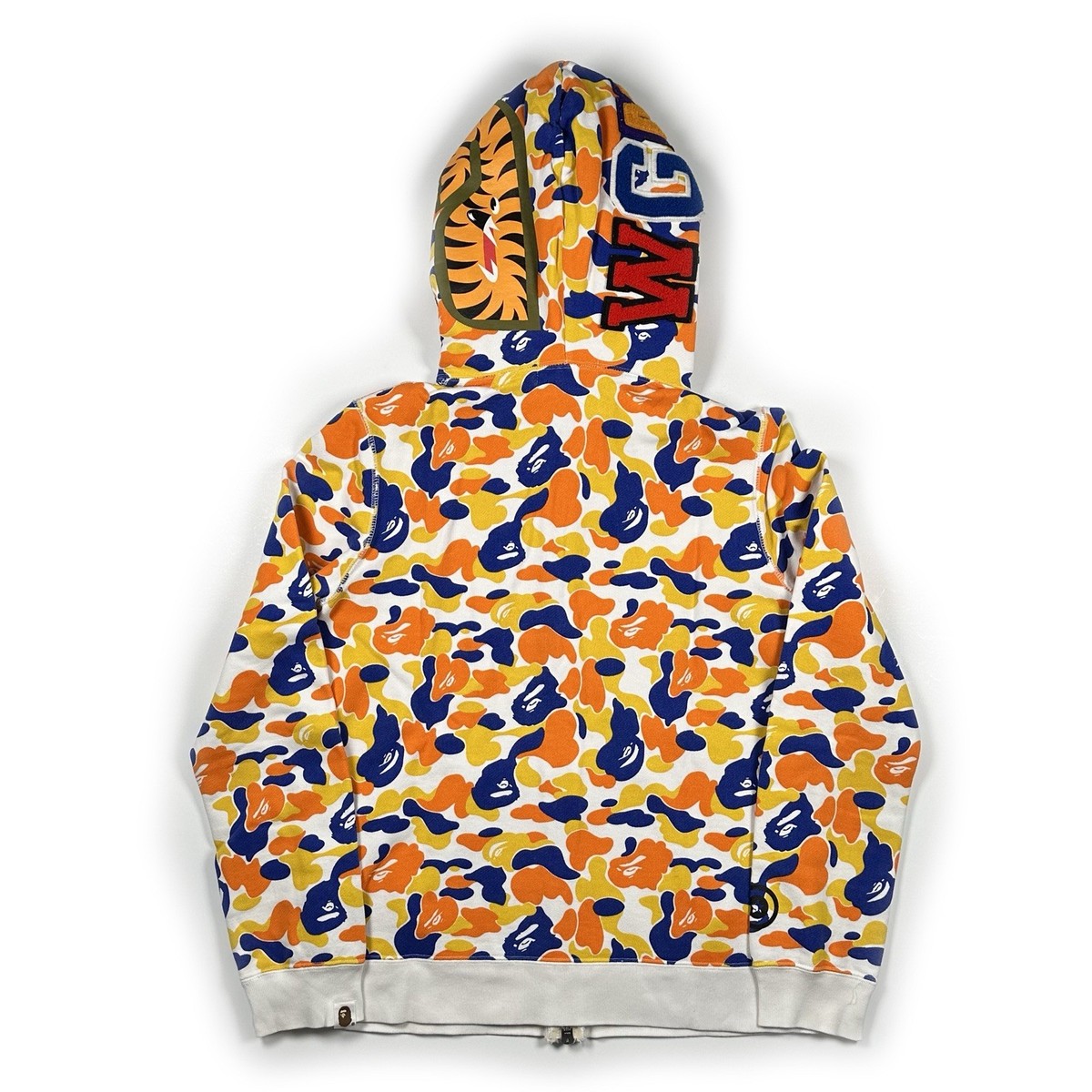 bape  ジャージ BAPE Chaowanyi Store Exclusive Camo XS Shark Hoodie OG Nigo RARE