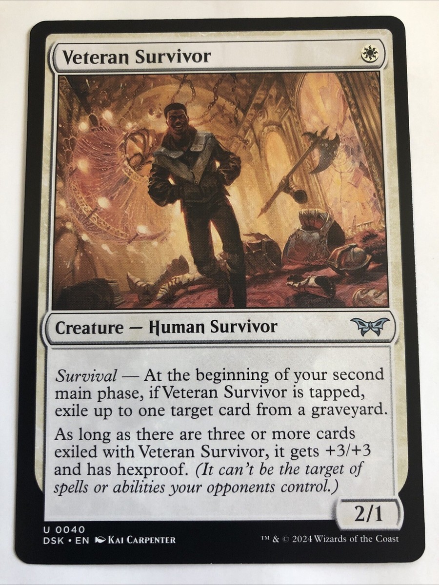 MTG Duskmourn: House of Horror Veteran Survivor 0040 NM