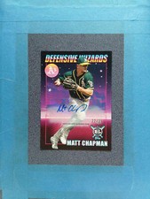 2021 Topps BL Auto MATT CHAPMAN 22/25 Defensive Wizards Oakland Athletics ~SR24