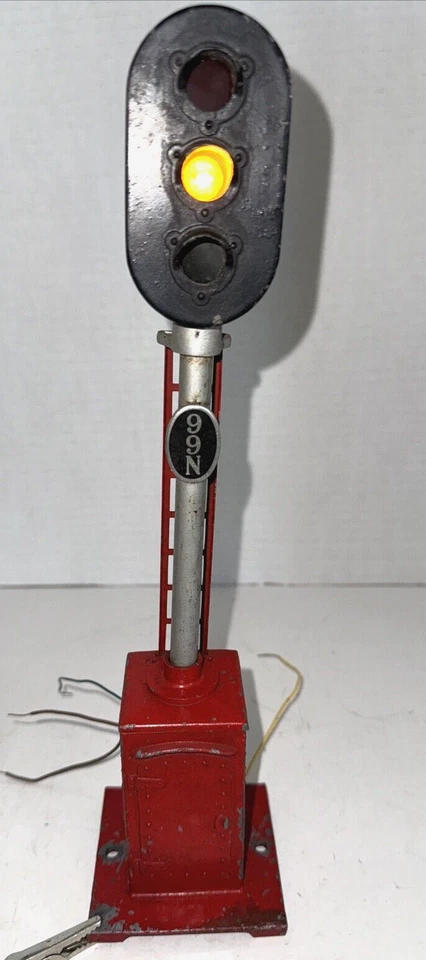 LIONEL PREWAR STANDARD GAUGE 99N AUTOMATIC TRAIN CONTROL BLOCK SIGNAL-WORKS - Image 3 of 4