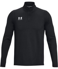 Image of Under Armour Men's Medium Midlayer Sweatshirt Quarterzip Black