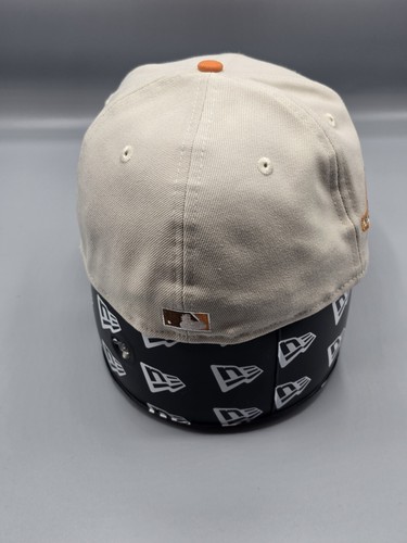 Hat Club Texas Rangers Horror Pack Leather Face Exclusive 7 1/2 Fitted Brown UV - Picture 3 of 6